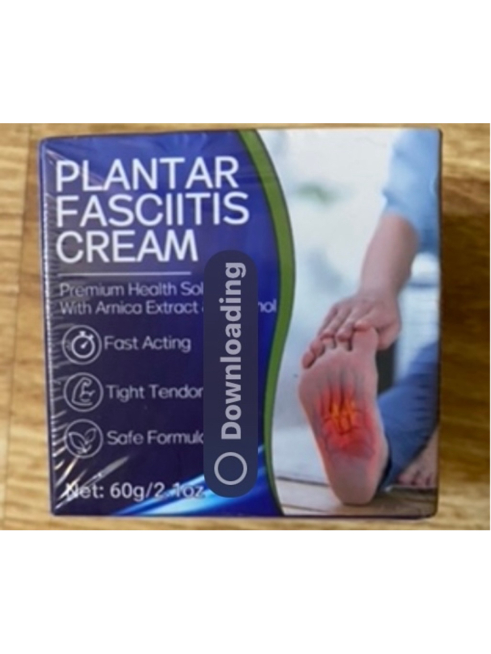 Unbranded Plantar Fasciitis Cream 2.1 ounces Foot Care Treatment New